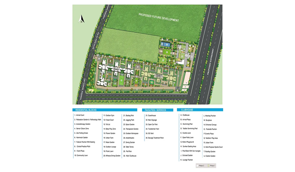 Godrej Ananda masterplan