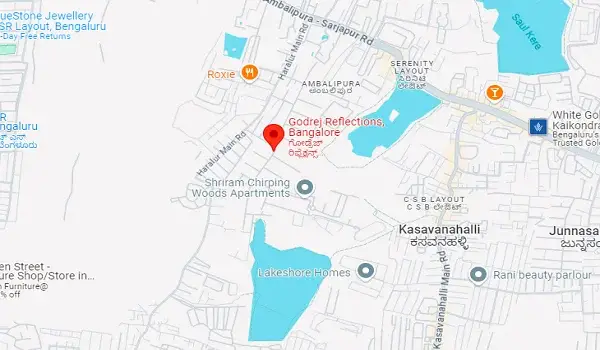 Godrej Reflections Phase 2 location map