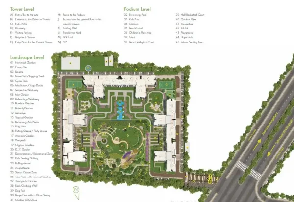 Godrej Royale Woods master plan