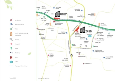 godrej air nxt location map